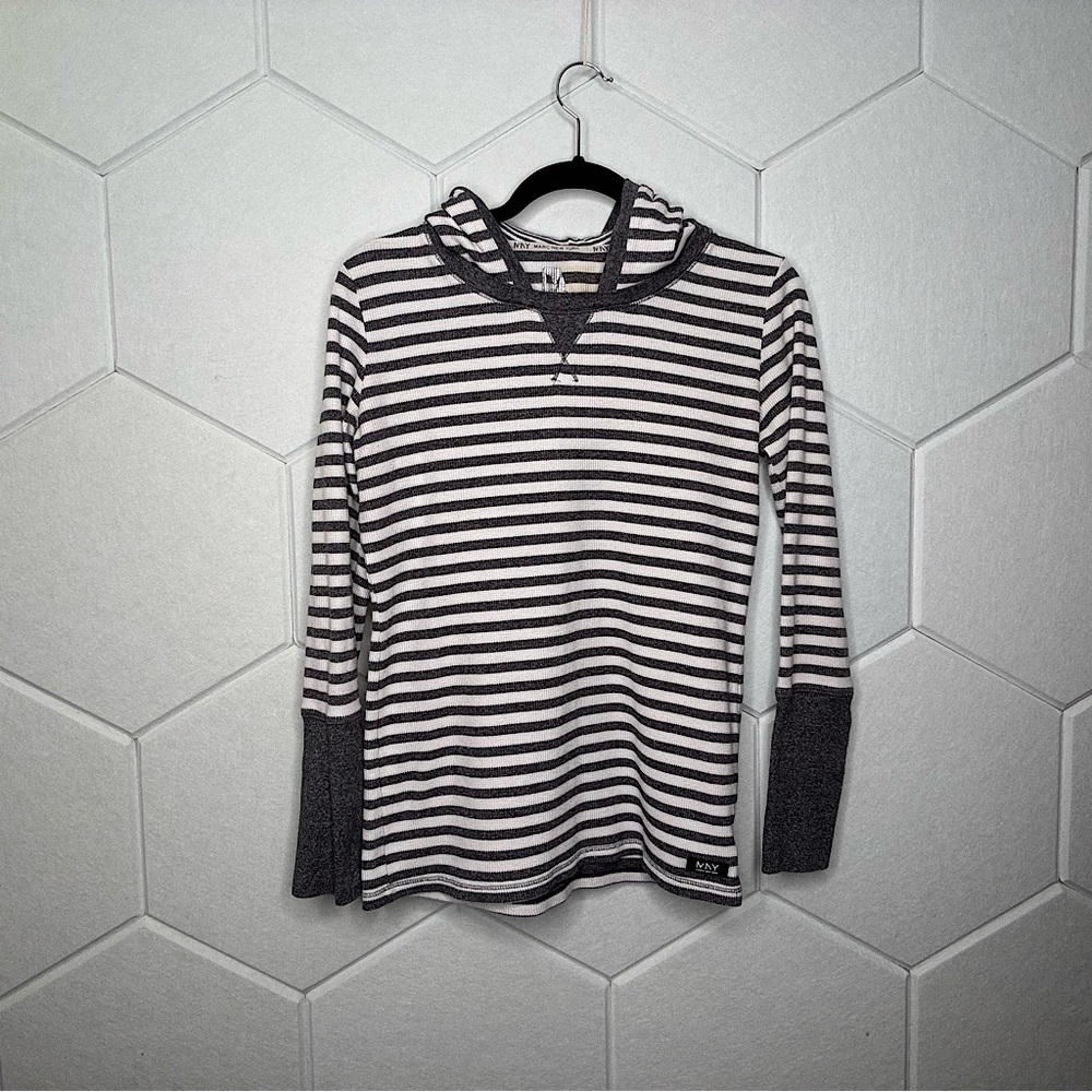 Marc New York - long sleeve hooded woman’s shirt small